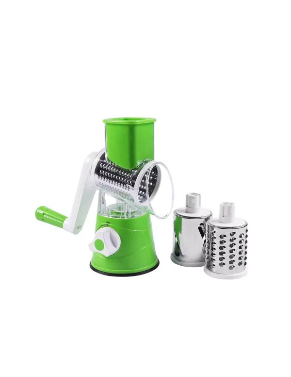 MANUAL VEGETABLE CUTTER 3 IN 1 SLICER MULTIFUNCTIONAL ROUND SLICER